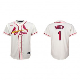 Ozzie Smith Youth St. Louis Cardinals Cream Alternate Replica Jersey