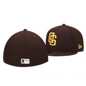 Men's Padres Upside Down Brown 59FIFTY Fitted Hat