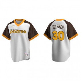 Men's San Diego Padres Eric Hosmer White Cooperstown Collection Home Jersey