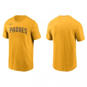 Men's San Diego Padres Gold Nike T-Shirt