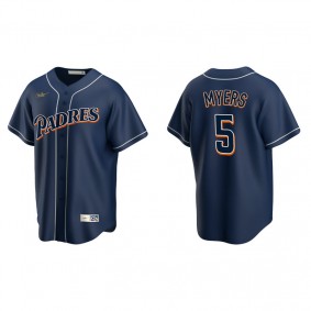 Men's San Diego Padres Wil Myers Navy Cooperstown Collection Jersey
