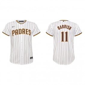 Youth San Diego Padres Yu Darvish White Replica Home Jersey