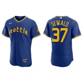 Paul Sewald Seattle Mariners Royal 2023 City Connect Authentic Jersey