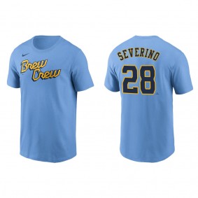 Pedro Severino Brewers City Connect T-Shirt