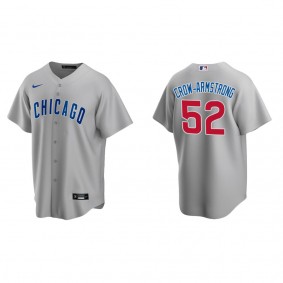 Men's Pete Crow-Armstrong Chicago Cubs Gray Replica Road Jersey