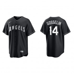 Angels Phil Gosselin Black White Replica Official Jersey