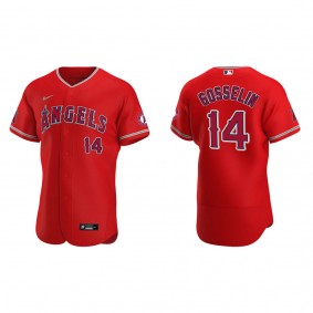 Angels Phil Gosselin Red Authentic Jersey