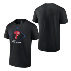 Men's Philadelphia Phillies Fanatics Branded Black 2023 Postseason Around the Horn T-Shirt