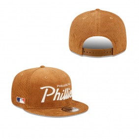 Philadelphia Phillies Corduroy Script 9FIFTY Snapback Hat