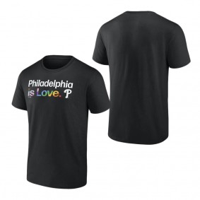 Men's Philadelphia Phillies Fanatics Branded Black City Pride T-Shirt