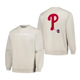 Men's Philadelphia Phillies Gray Ballpark Pullover Sweatshirt