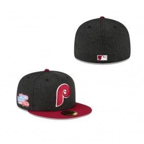 Philadelphia Phillies Just Caps Heathered Crown 59FIFTY Fitted Hat