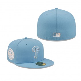 Men's Philadelphia Phillies Light Blue Veterans Stadium 59FIFTY Fitted Hat
