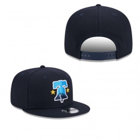 Men's Philadelphia Phillies Navy 2024 City Connect 9FIFTY Snapback Hat