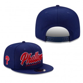 Philadelphia Phillies Slab 9FIFTY Snapback Hat Royal