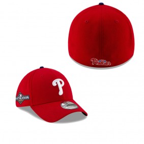 Men's Philadelphia Phillies Red 2023 Postseason 39THIRTY Flex Hat