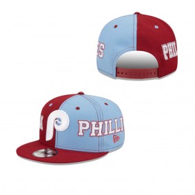 Philadelphia Phillies Team Split 9FIFTY Snapback Hat