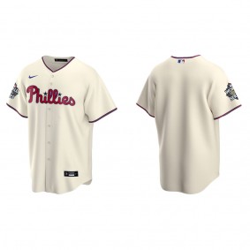 Philadelphia Phillies Cream 2022 World Series Alternate Replica Jersey