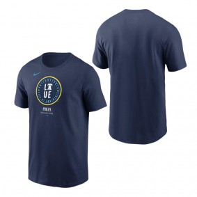 Men's Philadelphia Phillies Navy 2024 City Connect Large Logo T-Shirt