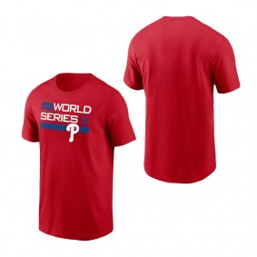 Men's Philadelphia Phillies Red 2022 World Series Authentic Collection Dugout T-Shirt