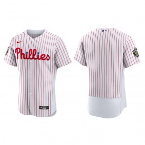 Philadelphia Phillies White 2022 World Series Home Authentic Jersey