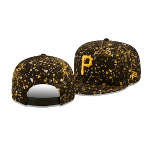 Men's Pirates Splatter Black 9FIFTY Snapback Hat