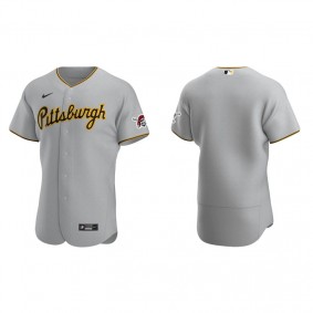 Men's Pittsburgh Pirates Gray Authentic Road Jersey