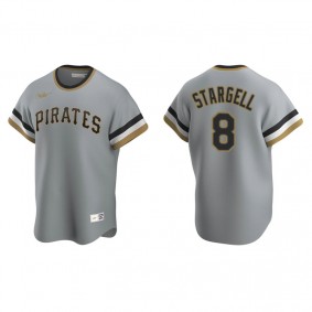Men's Pittsburgh Pirates Willie Stargell Gray Cooperstown Collection Road Jersey