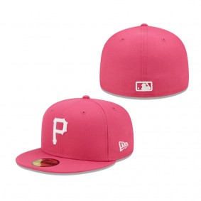 Men's Pittsburgh Pirates Beetroot Logo 59FIFTY Fitted Hat