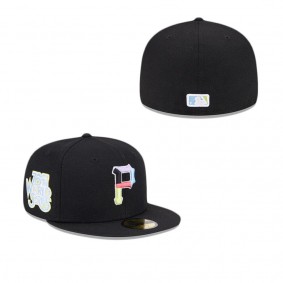 Pittsburgh Pirates Colorpack Black 59FIFTY Fitted Hat