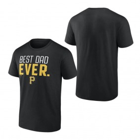 Men's Pittsburgh Pirates Fanatics Branded Black Best Dad Ever T-Shirt