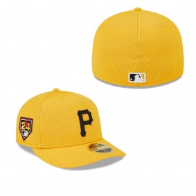 Men's Pittsburgh Pirates Gold 2024 Spring Training Low Profile 59FIFTY Fitted Hat