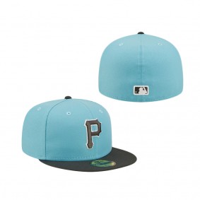 Men's Pittsburgh Pirates Light Blue Charcoal Two-Tone Color Pack 59FIFTY Fitted Hat