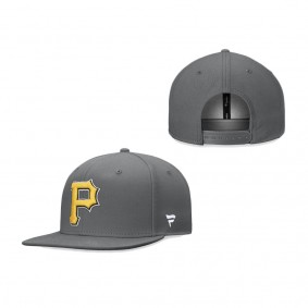 Pittsburgh Pirates Fanatics Branded Snapback Hat Graphite