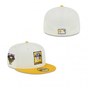 Pittsburgh Pirates Throwback White 59FIFTY Fitted Hat