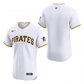 Men's Pittsburgh Pirates White Home Elite Jersey