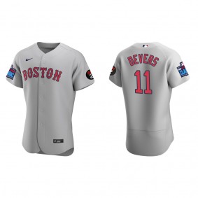 Rafael Devers Boston Red Sox Gray 2022 Little League Classic Authentic Jersey