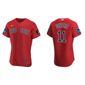 Rafael Devers Boston Red Sox Red 2022 Little League Classic Authentic Jersey