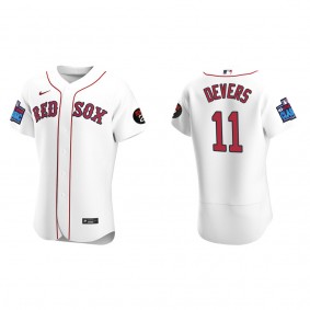 Rafael Devers Boston Red Sox White 2022 Little League Classic Authentic Jersey