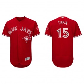 Raimel Tapia Toronto Blue Jays Scarlet Canada Day Authentic Flex Base Jersey