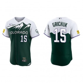 Randal Grichuk Men's Colorado Rockies Green 2022 City Connect Authentic Jersey