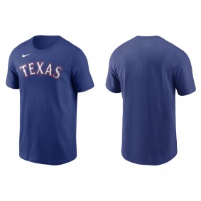 Men's Texas Rangers Royal Nike T-Shirt