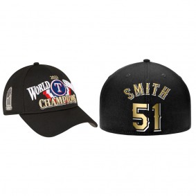 Men's Texas Rangers Will Smith Black 2023 World Series Champions Hat