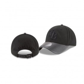 Men's Tampa Bay Rays Blackout Collection Black 9TWENTY Adjustable Hat