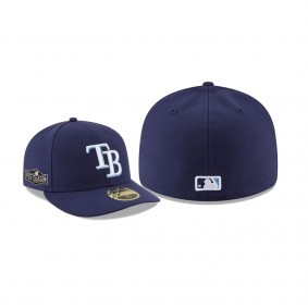 Men's Tampa Bay Rays 2020 Postseason Navy Side Patch Low Profile 59FIFTY Fitted Hat