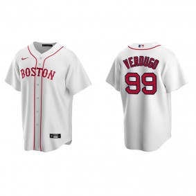 Men's Boston Red Sox Alex Verdugo White Replica Alternate Jersey