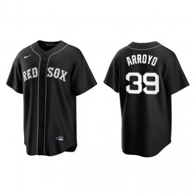 Men's Boston Red Sox Christian Arroyo Black White Replica Official Jersey