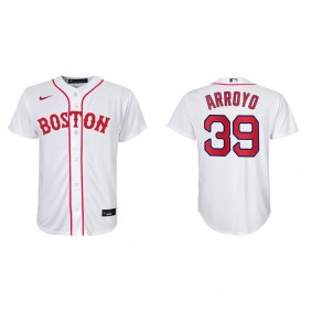 Youth Boston Red Sox Christian Arroyo Red Sox 2021 Patriots' Day Replica Jersey