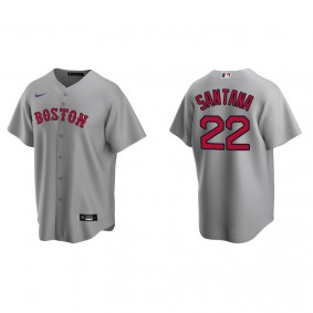 Men's Boston Red Sox Danny Santana Gray Replica Road Jersey