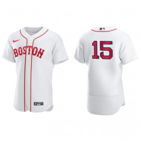 Men's Boston Red Sox Dustin Pedroia Red Sox 2021 Patriots' Day Authentic Jersey